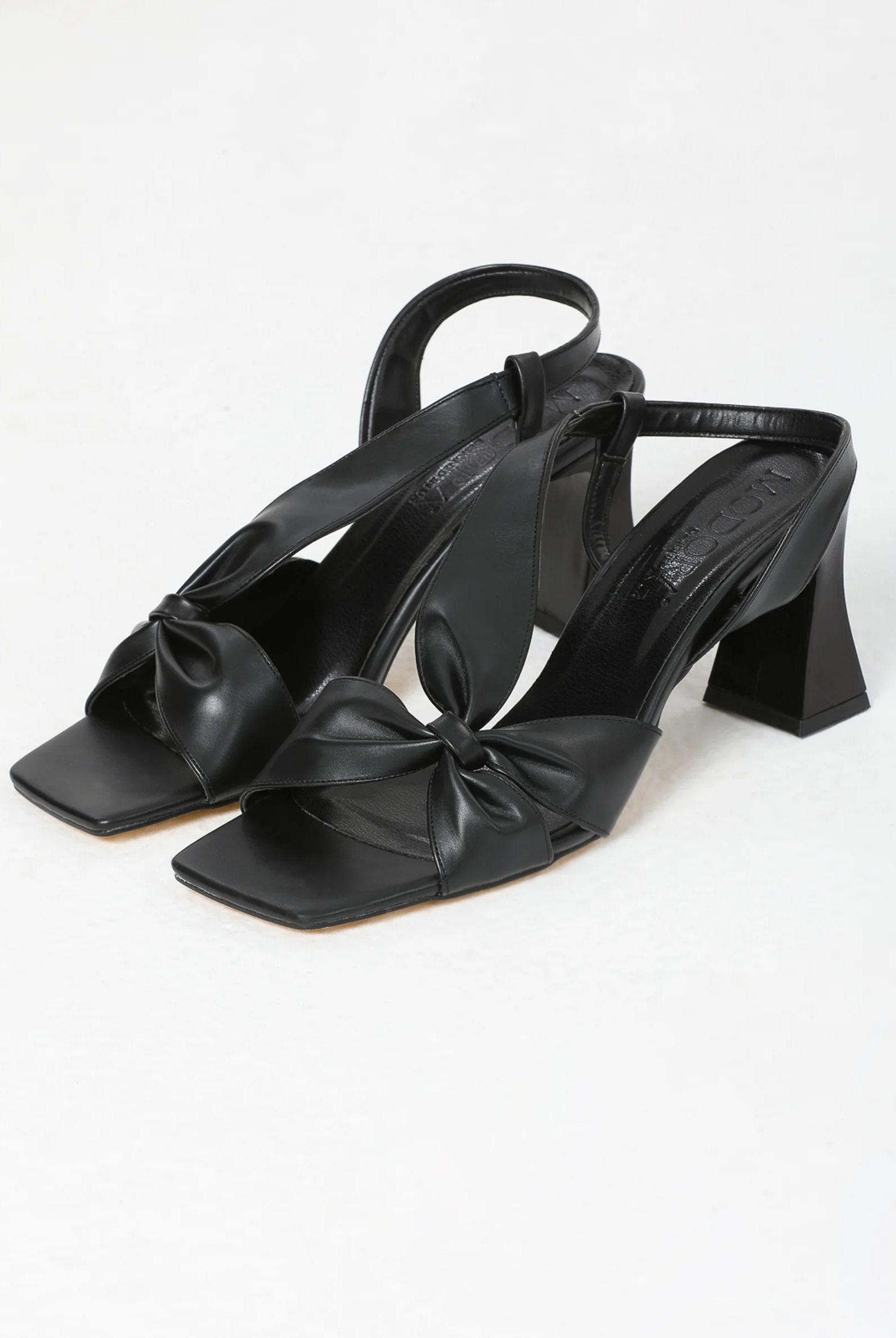 black block heels sandals