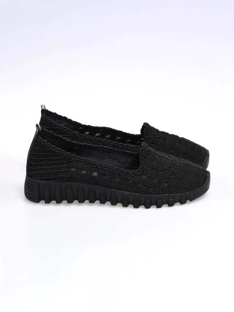 black espadrille shoes for women