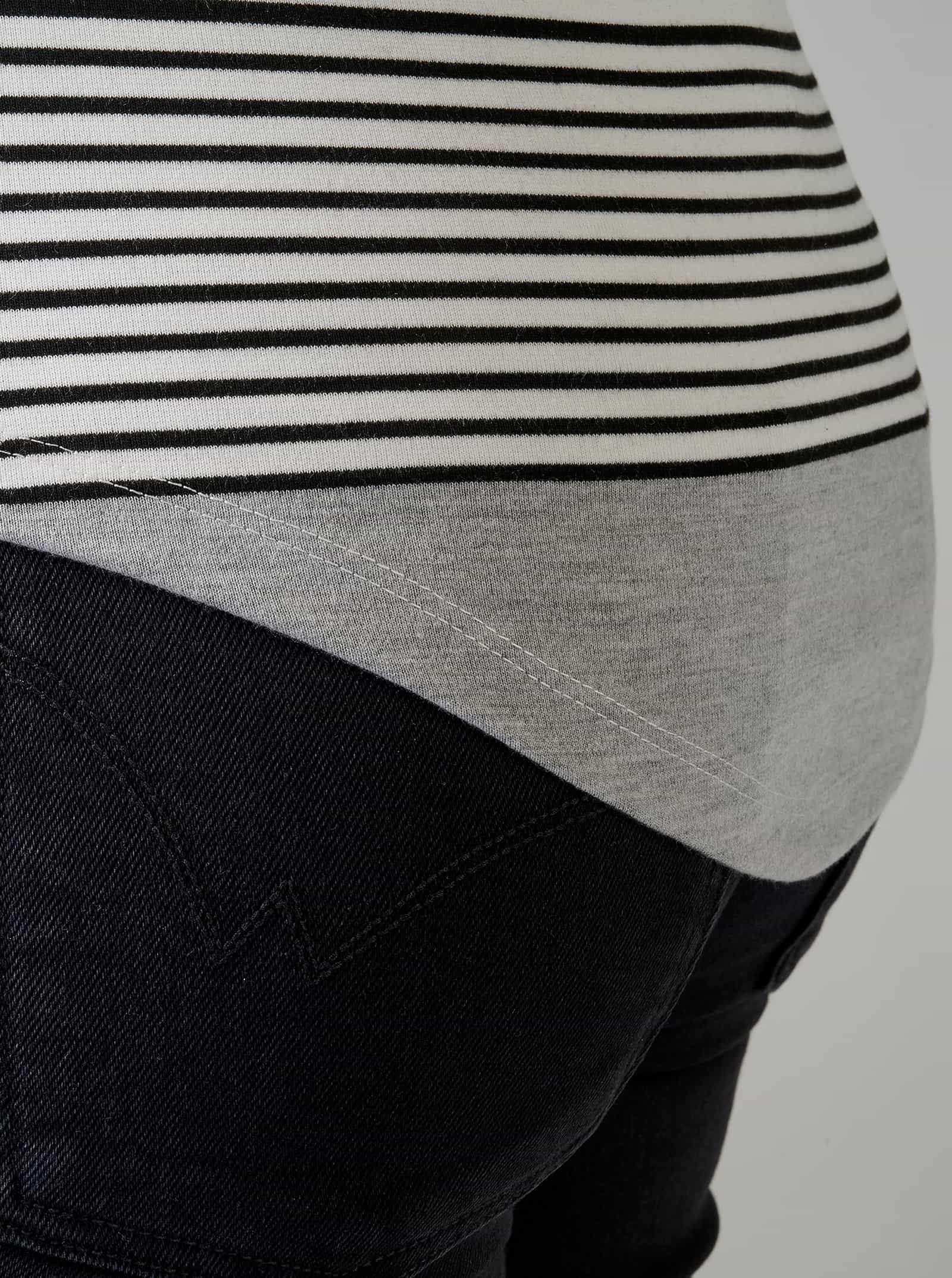 grey long sleeve top