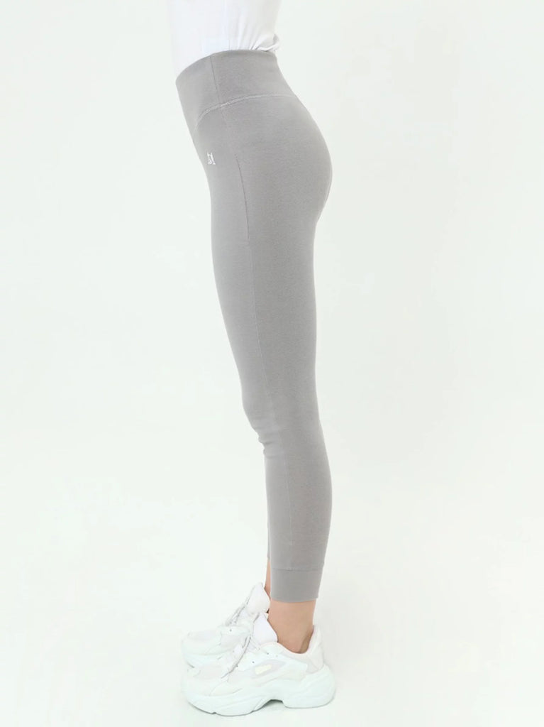 grey regular waist leggings