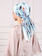 shop blue floral scarf