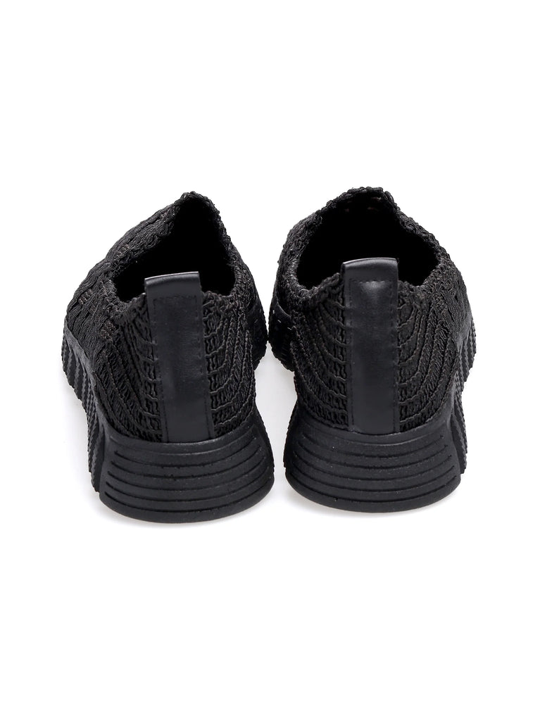 black espadrille shoes
