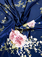 navy floral scarf uk