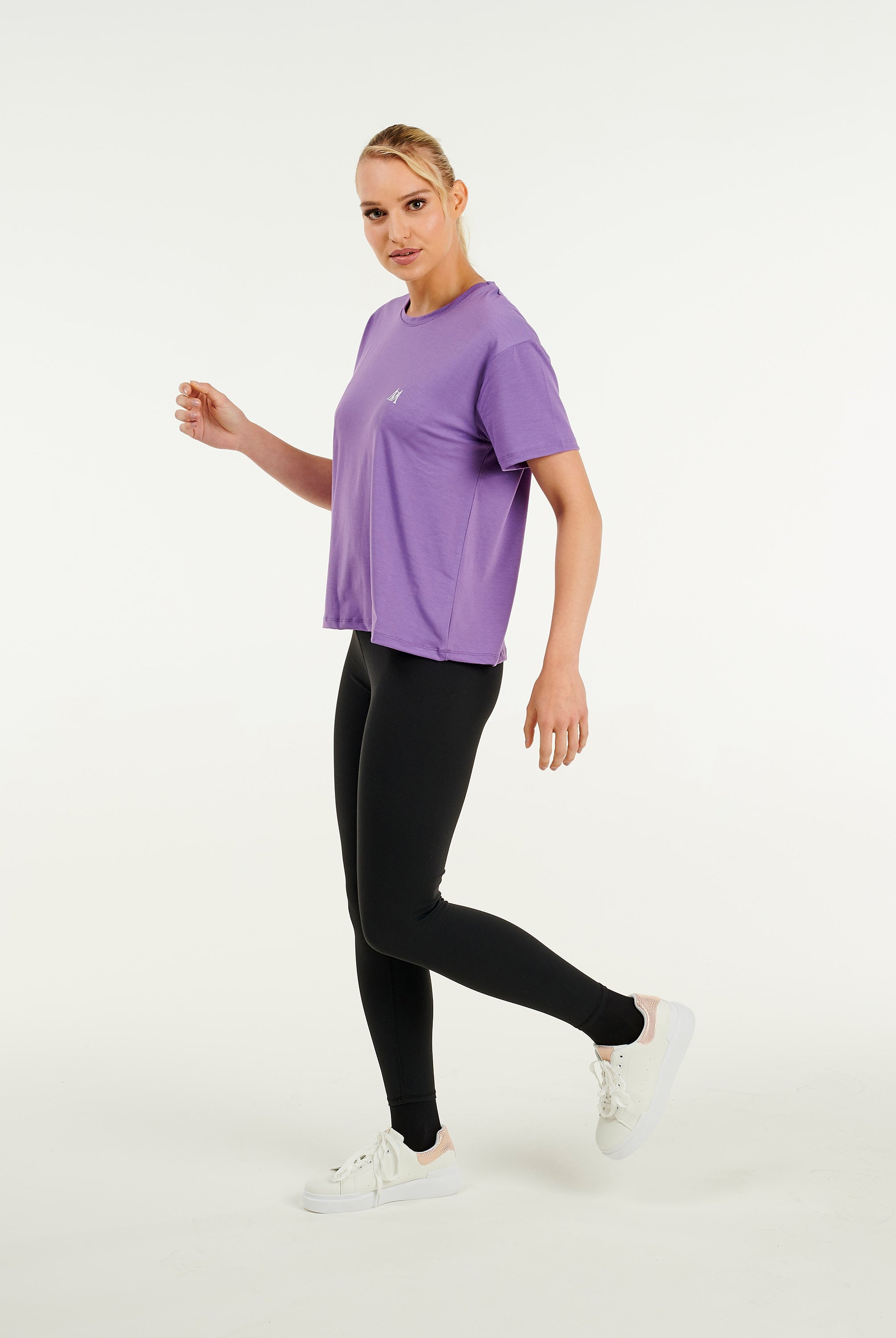 purple oversize t shirt