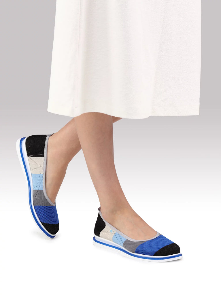 multi coloured flat shoes uk
