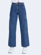 high rise carpenter jeans