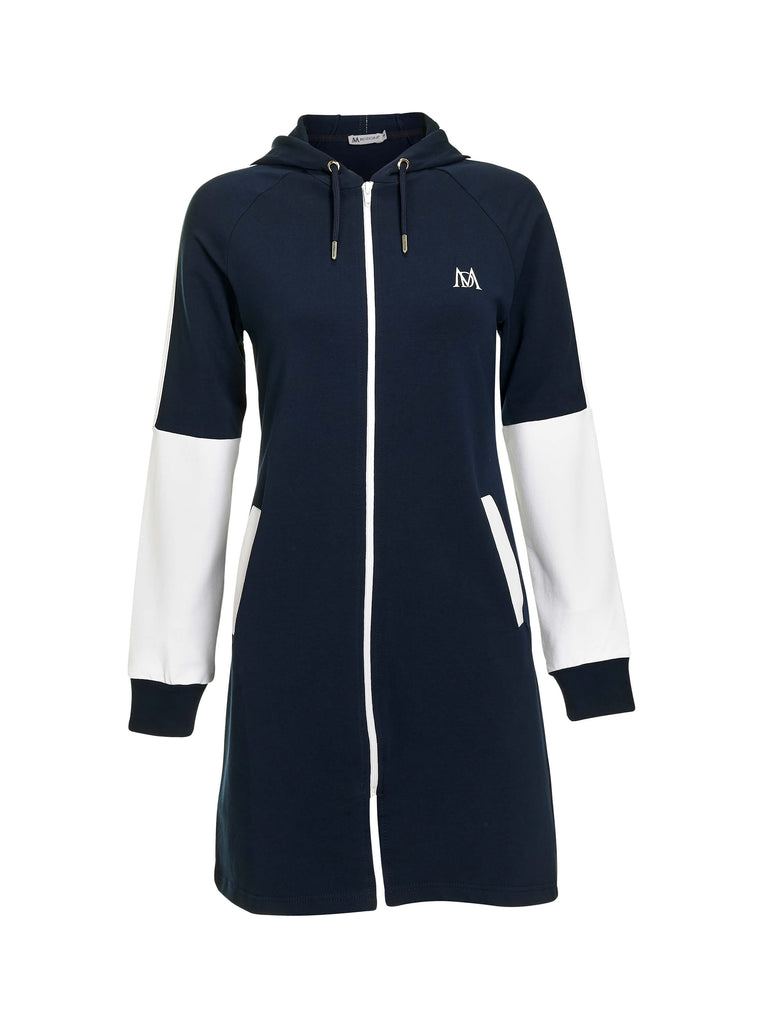 navyhooded track top uk