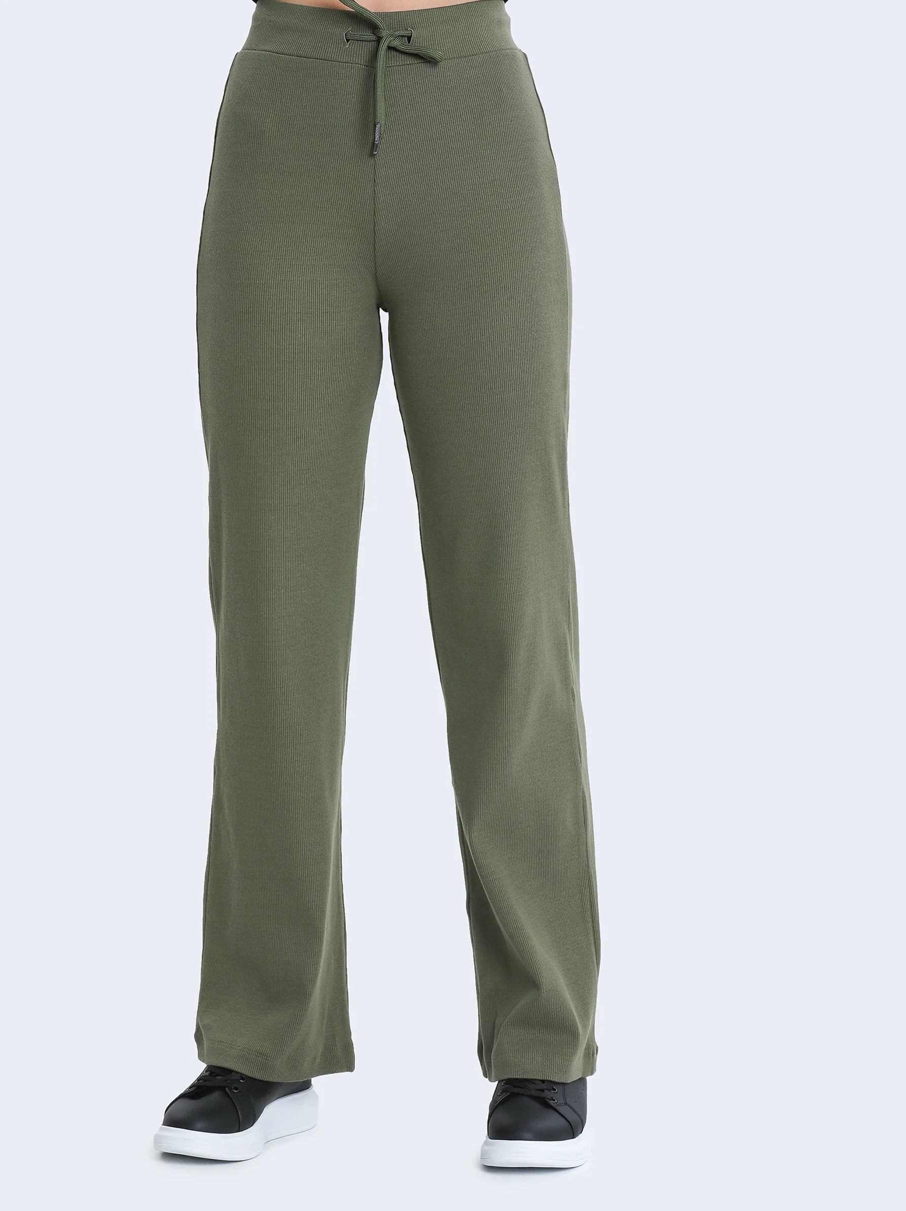 women joggers in khaki