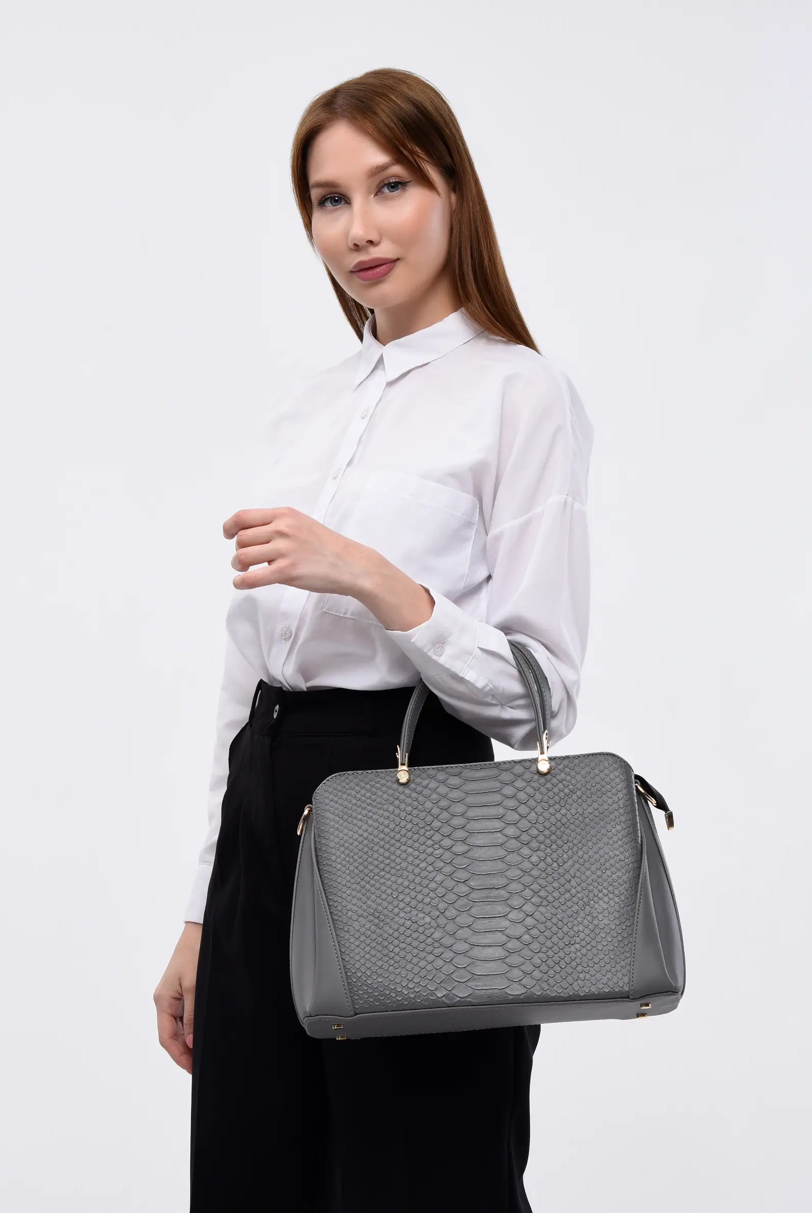 Black Mini Handle Bag