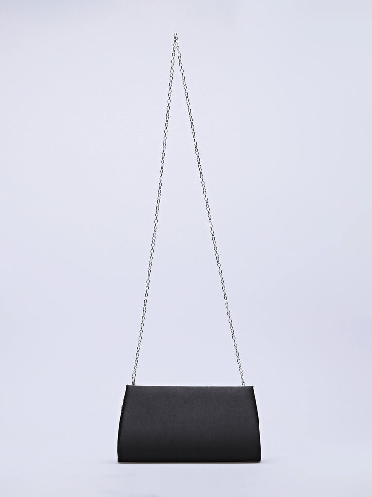 black diamante clutch bag
