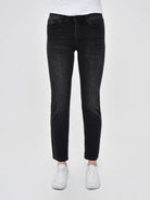 black stretch jeans