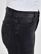 black stretch jeans womens