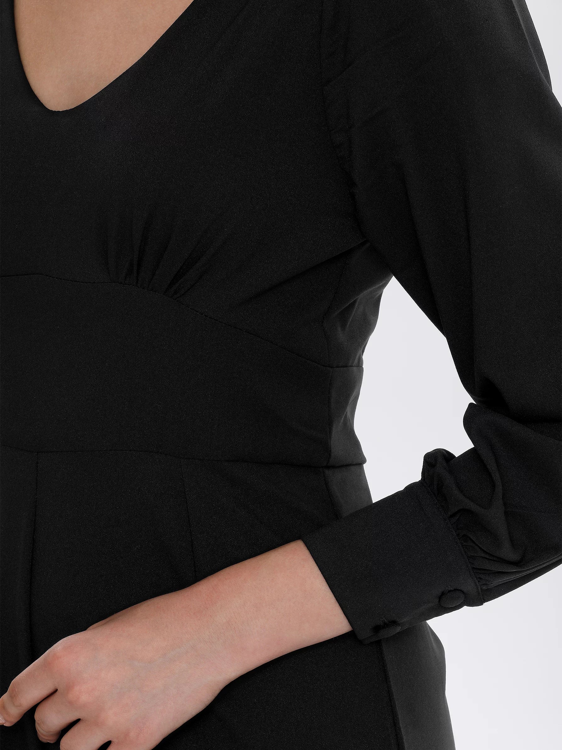 black wideleg jumpsuits