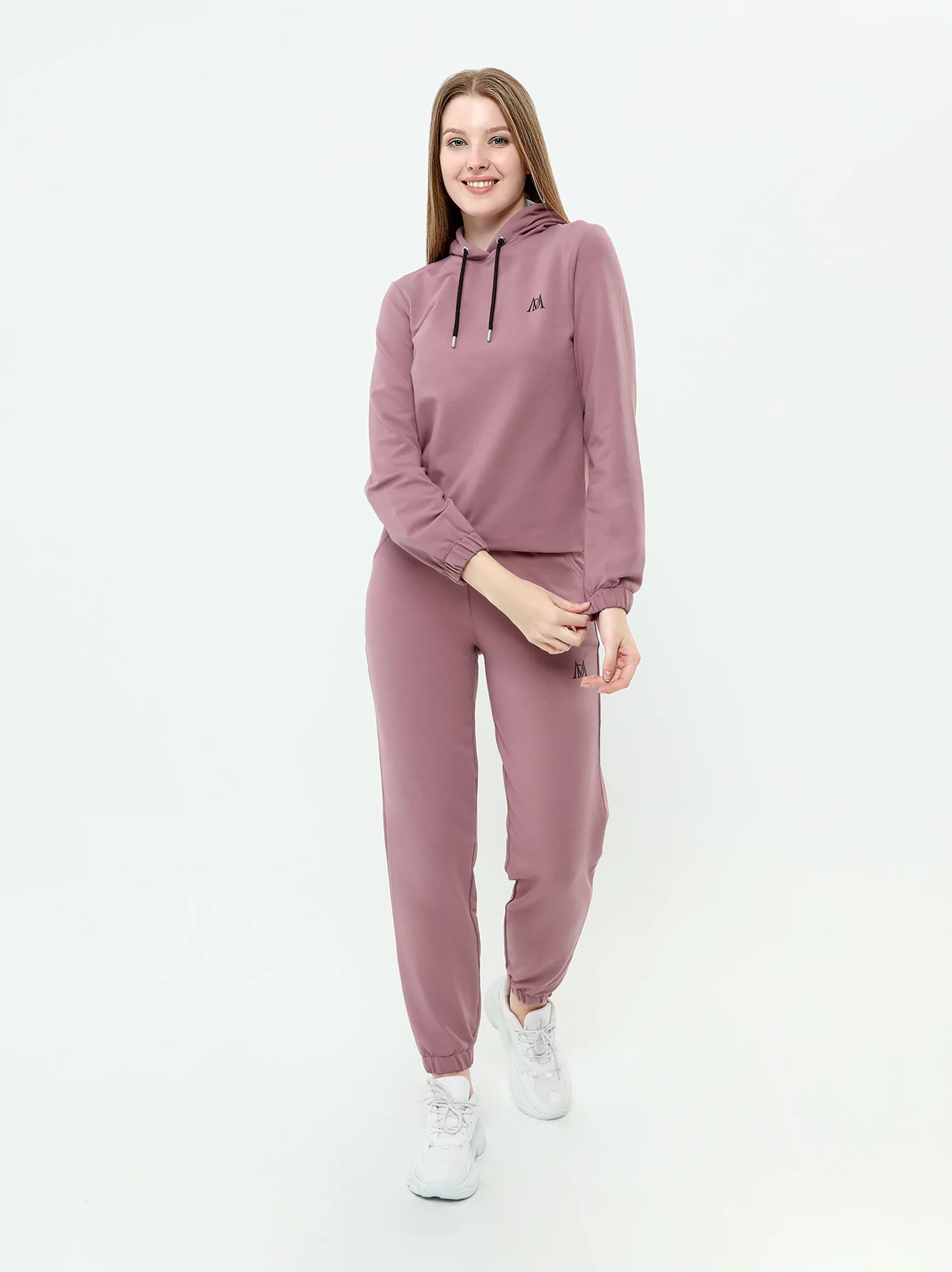 Damson Purple Hooded Sweatshirt UK, Women Purple Sweatshirt – Modora UK