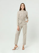 Ecru Jumpsuit