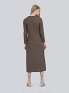 brown dress for women