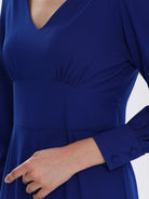 Blue wide leg jumpsuit