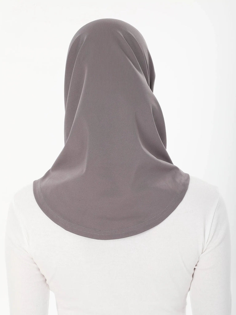 sport hijab grey