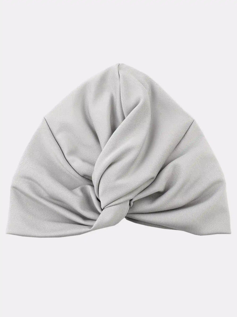 grey knot turban