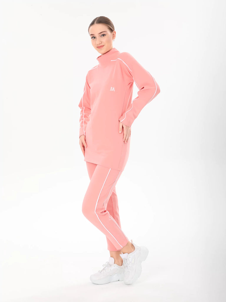 pink sweatshirt