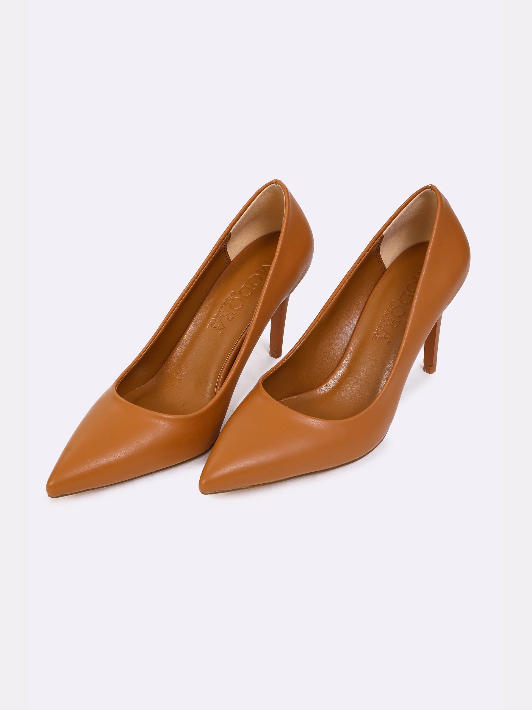 Ladies tan 2025 court shoes