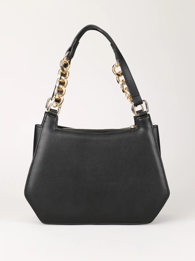 black ruched bags for women