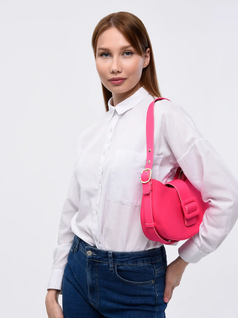 fuschia crescent bag uk		