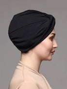 navy swim turban