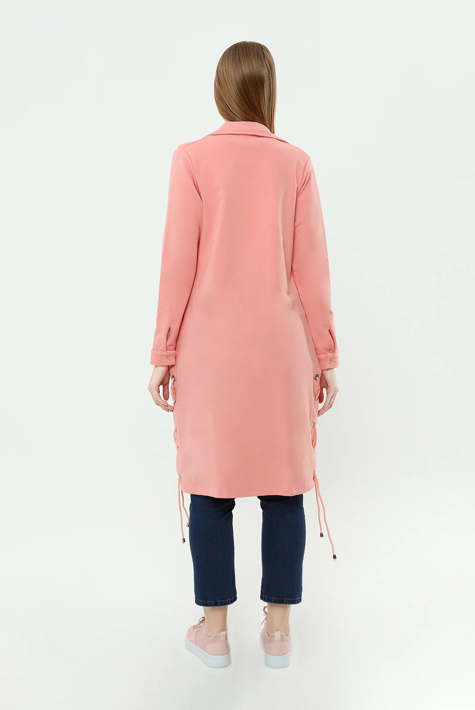 peach pink jackets for women