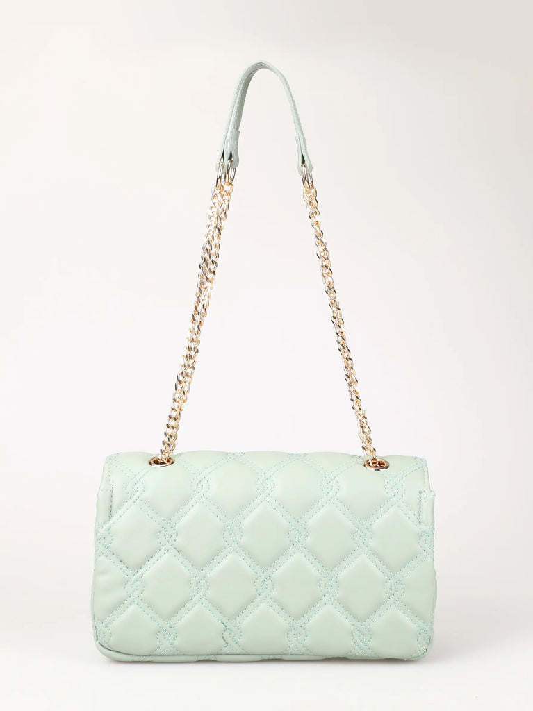quilted chain shoulder bag