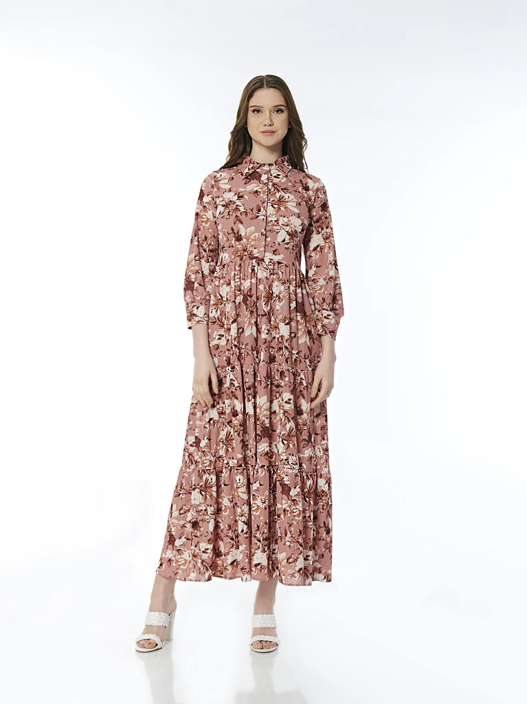 Long Floral Dresses | Long Sleeve Floral Dresses for Women – Modora UK