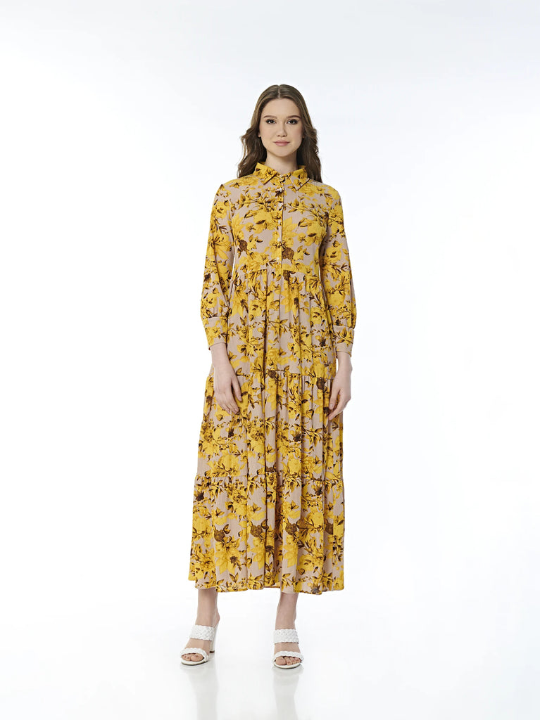 Long Floral Dresses | Long Sleeve Floral Dresses for Women – Modora UK