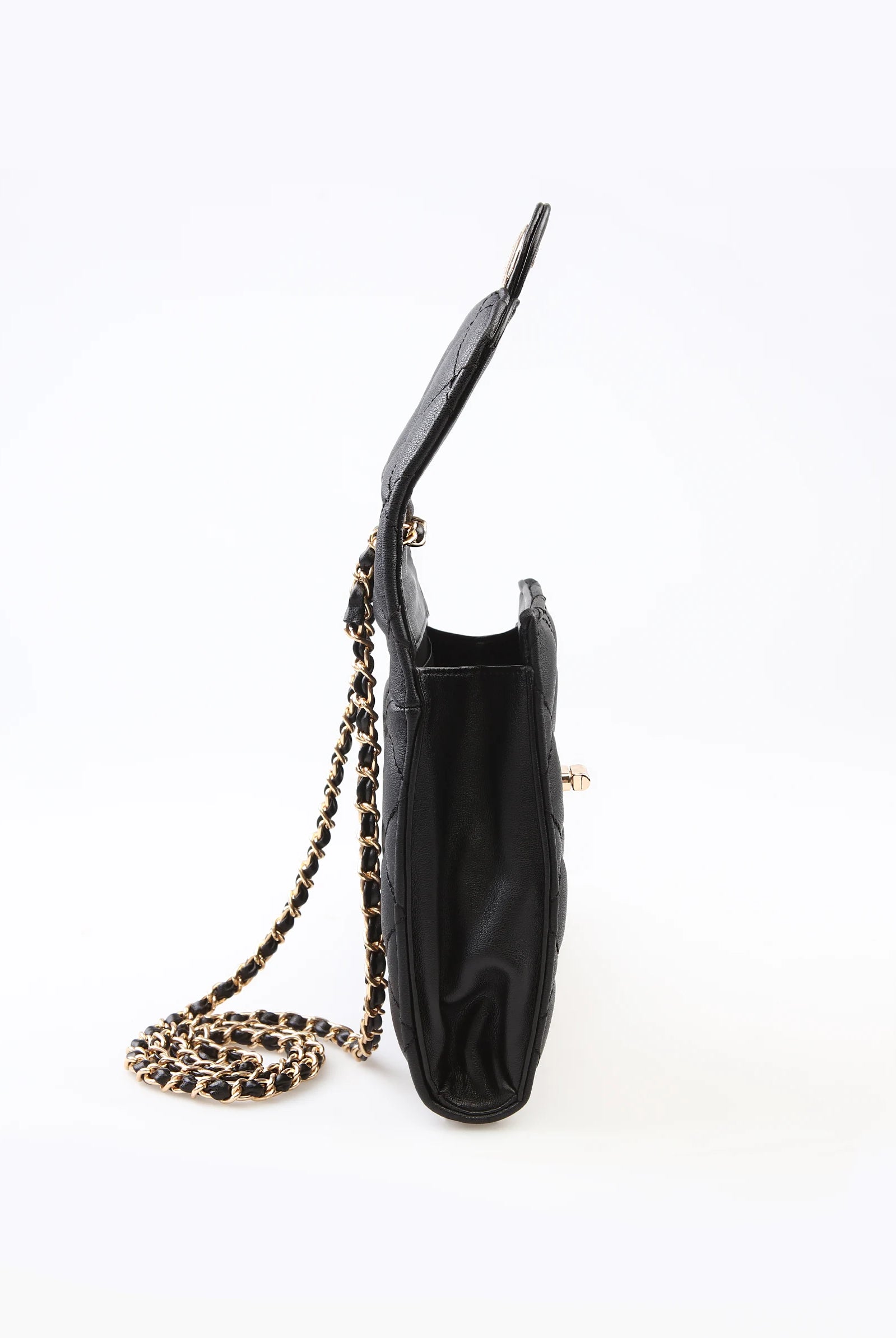 black crossbody phone bag