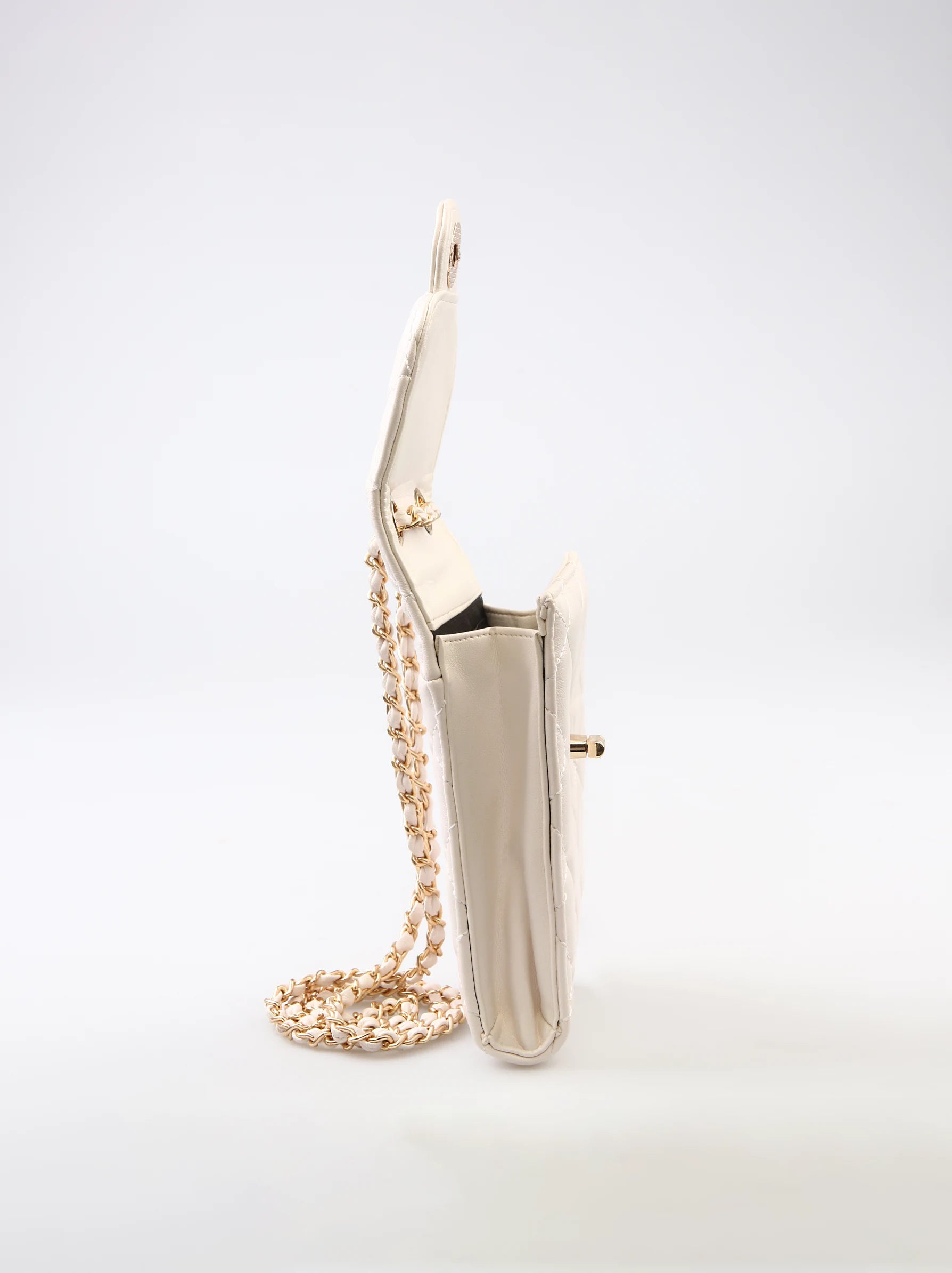 White Crossbody Phone Bag White Phone Bag Modora UK