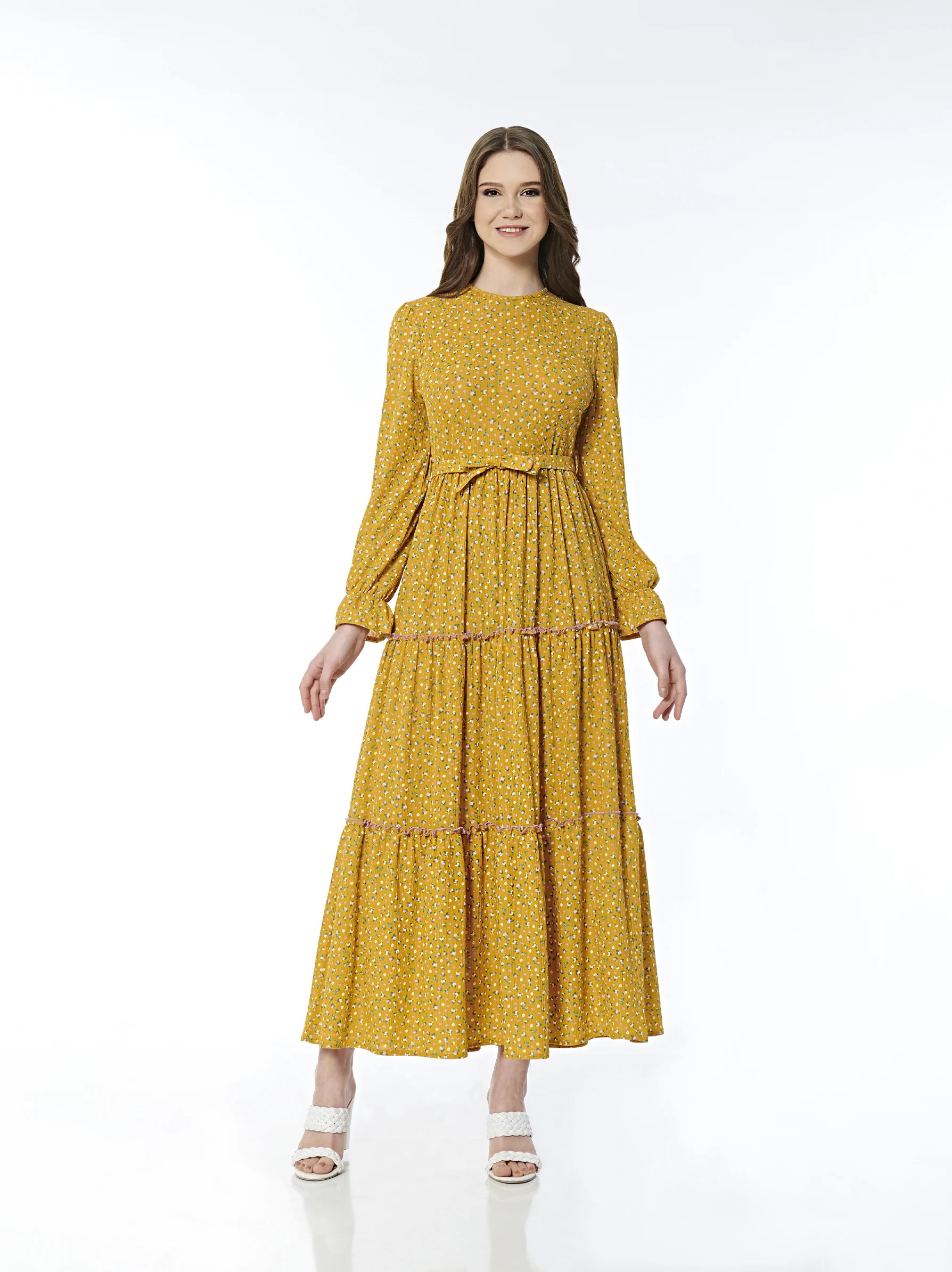 Mustard maxi dress uk outlet