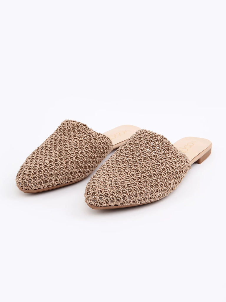 beige slippers