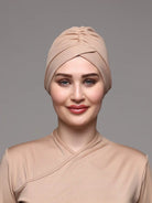 beige swiming cap