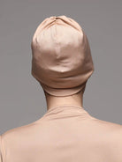 beige swim cap