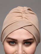 Beige Swim Turban uk