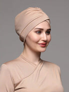 Beige Swim Turban