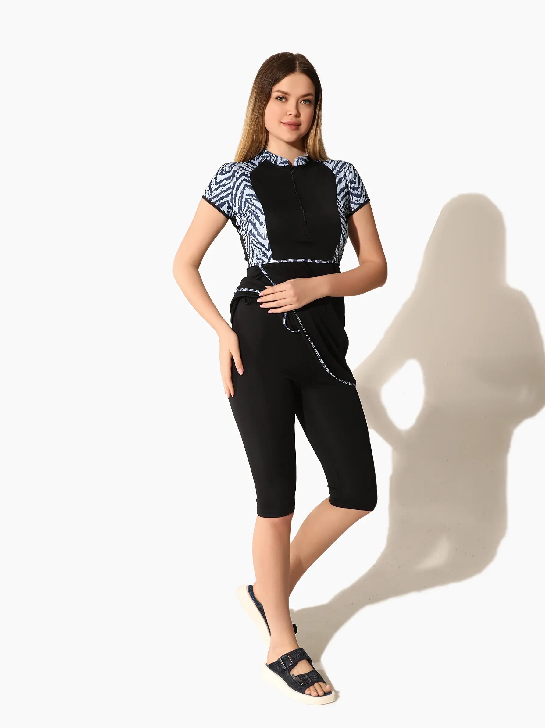 Modest Swimwear For Women Short Sleeve Swimsuit Jamaica