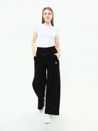 best black wide leg pants