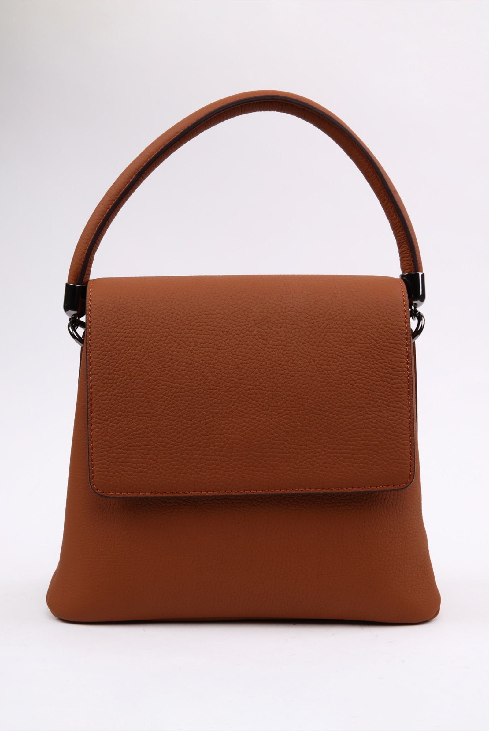 ladies brown leather handbag