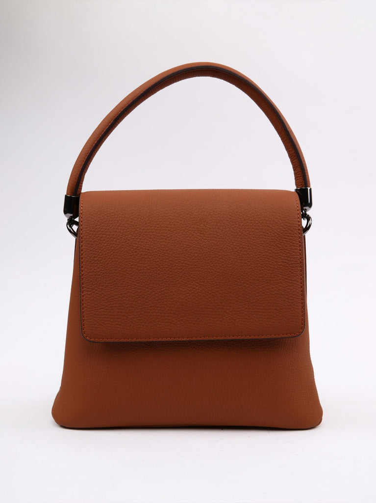 ladies brown leather handbag