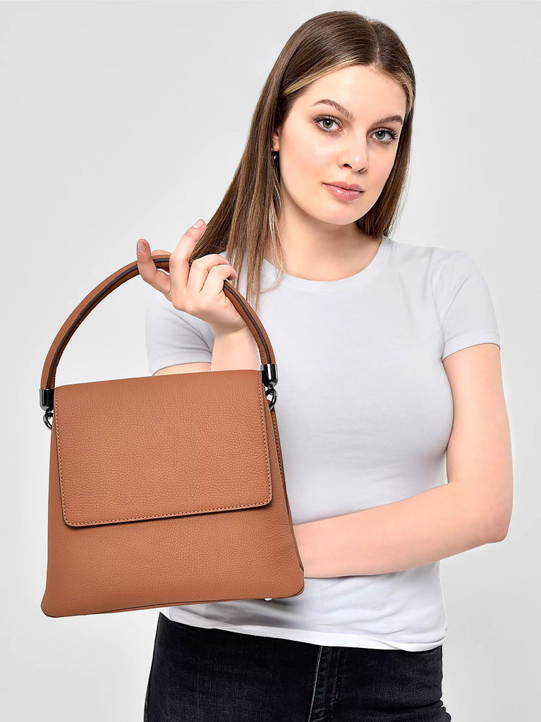 Brown Leather Hand Bag