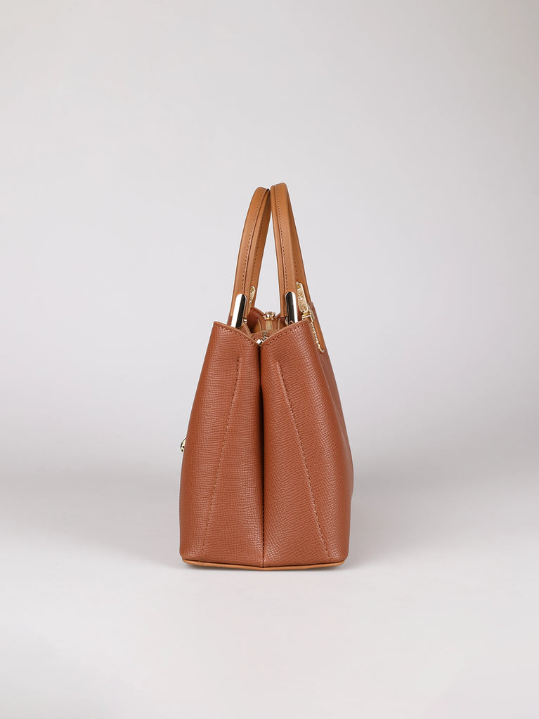 camel handle bag