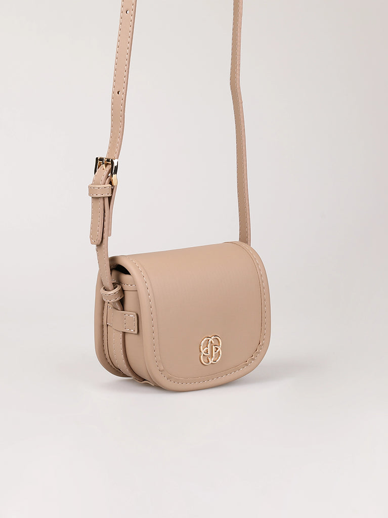 beige crossbody bag mini