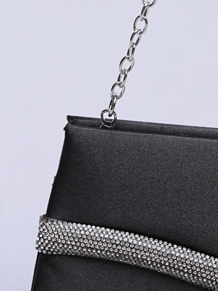 black clutch bag