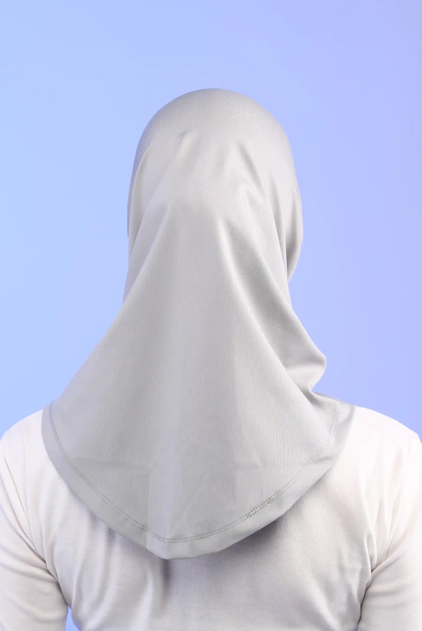 grey sport hijab for women