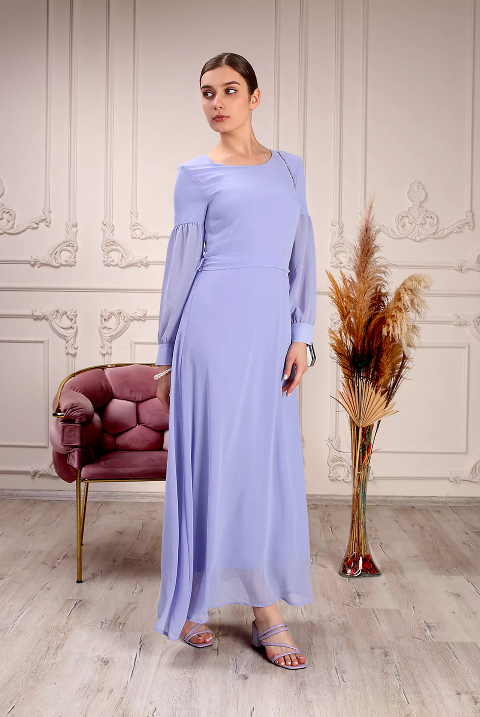 Modest Maxi Dresses UK | Long Sleeve Maxi Dresses - Maxi Floral Dress Modora UK Modest Maxi Dresses UK | Long Sleeve Maxi Dresses - Maxi Floral Dress Modora UK